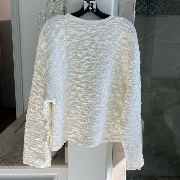 ZARA TEXTURED SWEATSHIRT - Picture 10 of 14